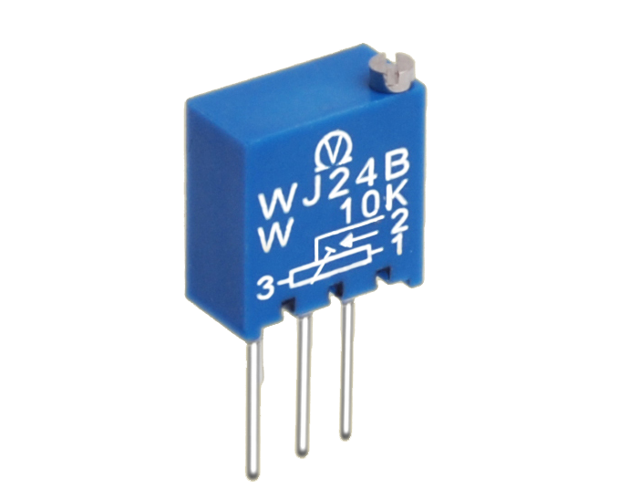 WJ24 screw drive non-wire-wound preset potentiometer (national military standard)